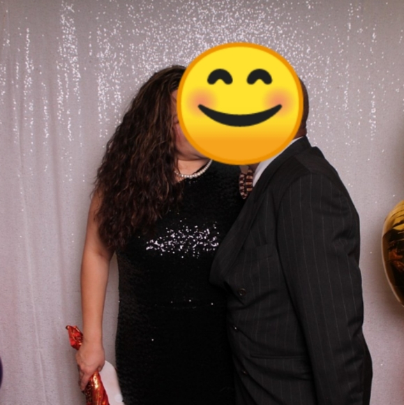 Eloquii Off the Shoulder Sequin Gown - Picture 2 of 7